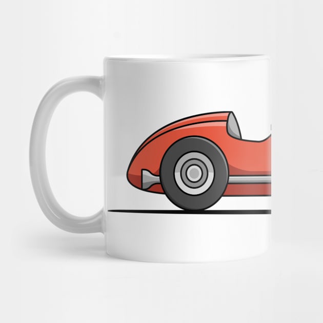 Classic Racing Car - Red by JingleSnitch